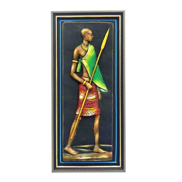 Terracotta Tribal Man Figure 17*8 Inch Art Of Bengal For Home Decor (1300Gm)
