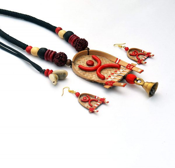 Handcrafted Shitolpati Wooden Necklace Set2