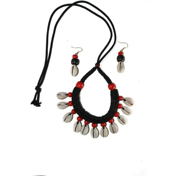 Karukala Exclusive Kaudi Necklace And Ear Ring Set01 for Women