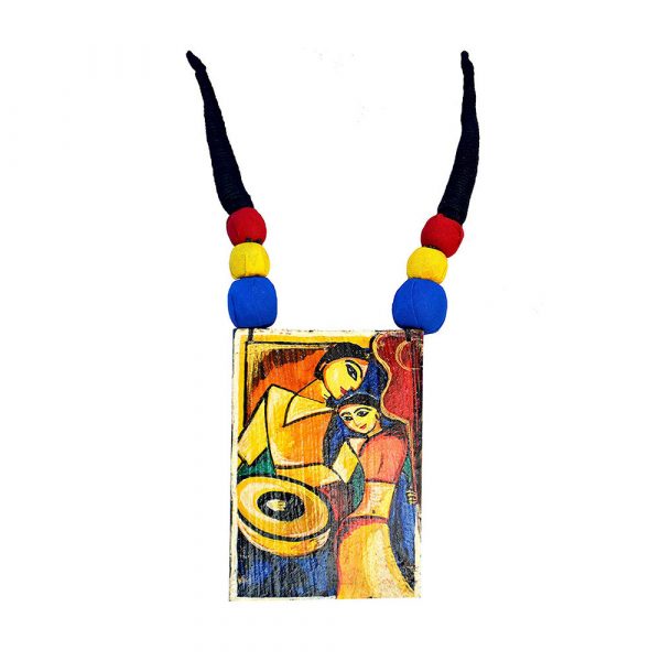 Karukala Mother Child Figure Fully Handicraft Necklace Set1 - Image 2