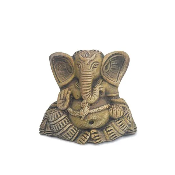 5 Inch Terracotta(Burned Clay Art) Ganesha for Home Decor