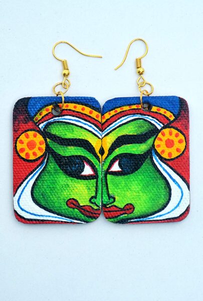 Canvas Kathakali Handmade Earring2