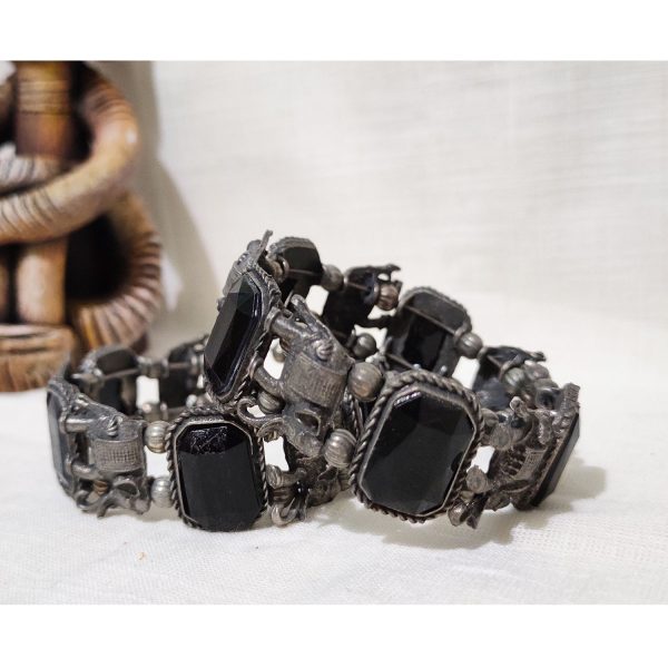 Oxidized Black Polish Bangles for Women and Girls