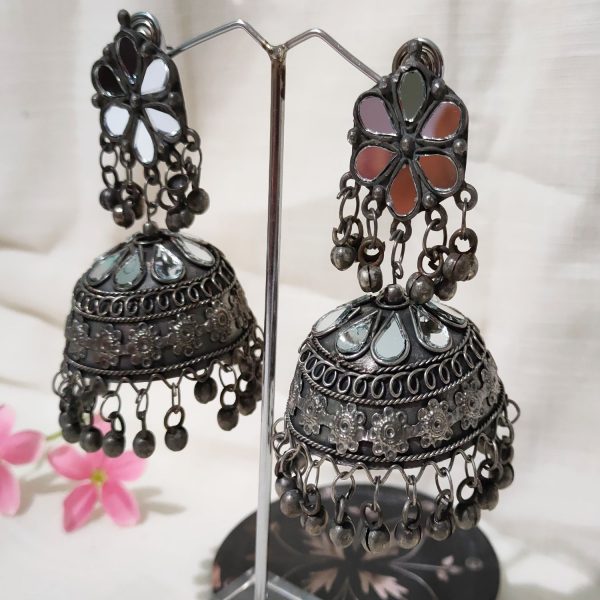 Fancy Alloy Earrings Jumbo Jhumka